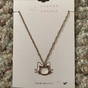 BNWT Lauren Conrad Cat Necklace 🐱